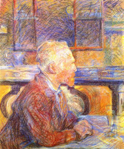 Portrait of Vincent van Gogh (1887) Henri de Toulouse-Lautrec